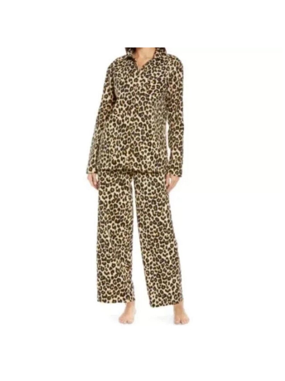 Nordstrom Leopard Print Pajama Set